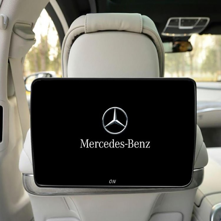 mercedes tv headrest