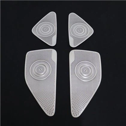 Voor Mercedes Benz E-klasse Rvs Auto Deur Hoorn Cover Trim: