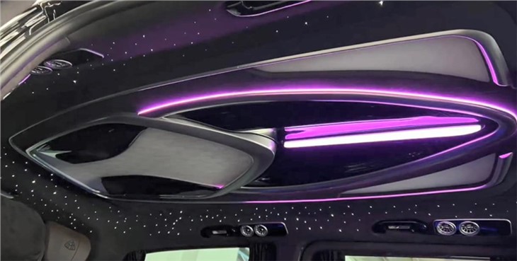 Mercedes-Benz Vito V-class dome light assembly with running water light