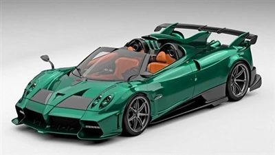 De officiële kaart van een beperkt aantal van 8 Pagani Huayra-herdenkingsmode...